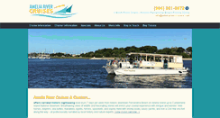 Desktop Screenshot of ameliarivercruises.com
